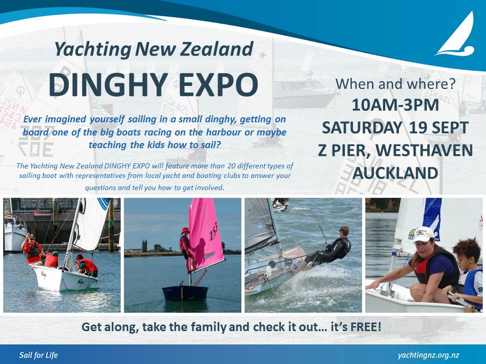 Free Yachting New Zealand Dinghy Expo in central Auckland Yachting